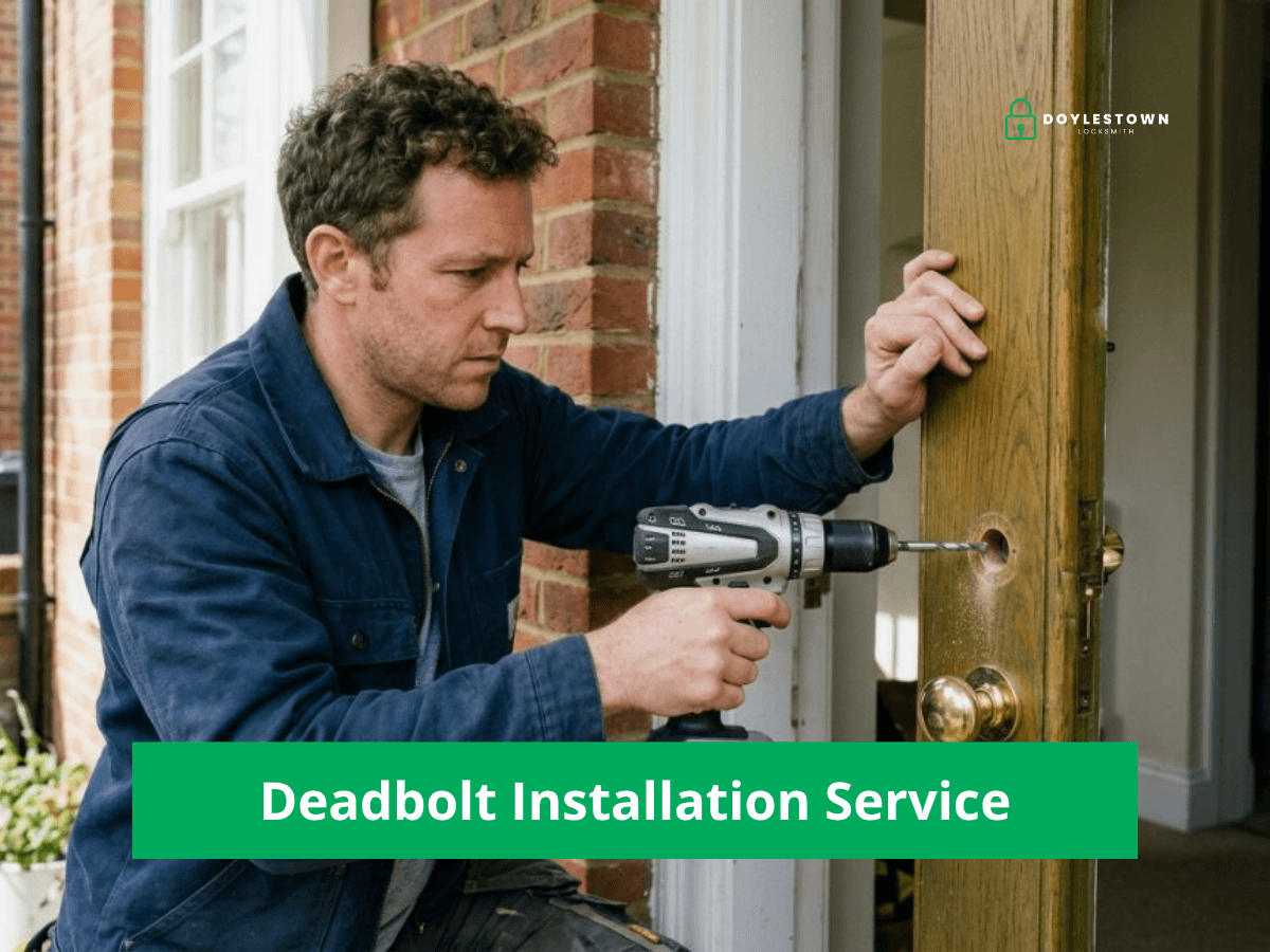 deadbolt installation service near you