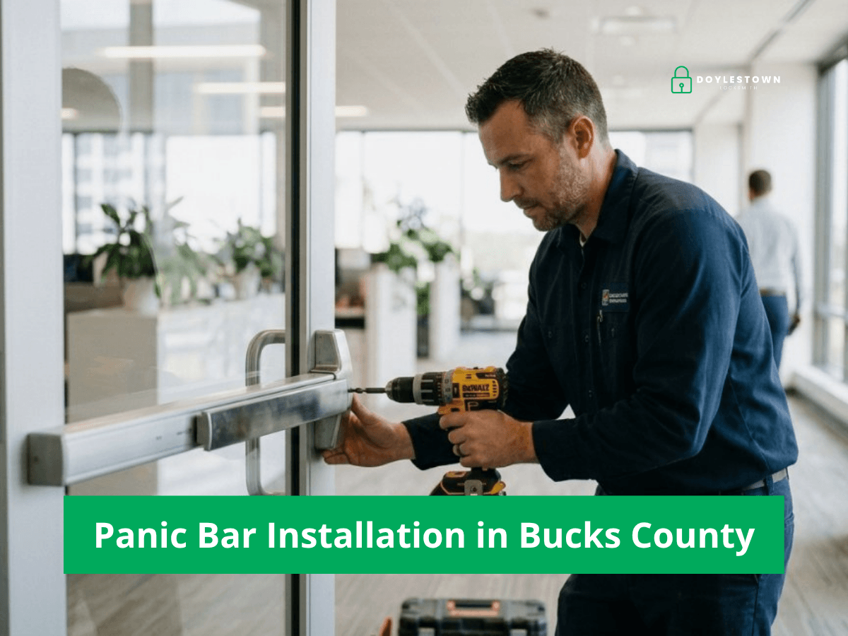 panic bar installation bucks county